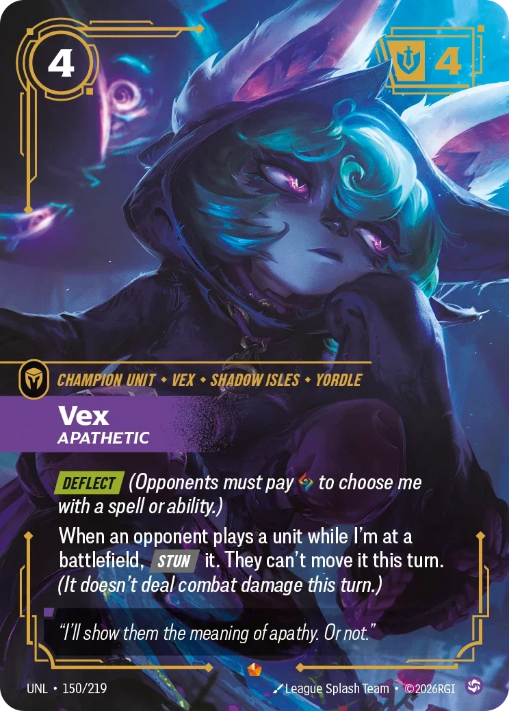 Vex - Apathetic - 150/219 (UNL) Epic