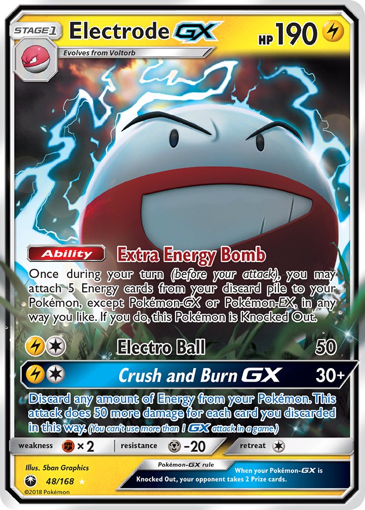 Electrode GX - 048/168 (CES) Ultra Rare - Near Mint Holofoil