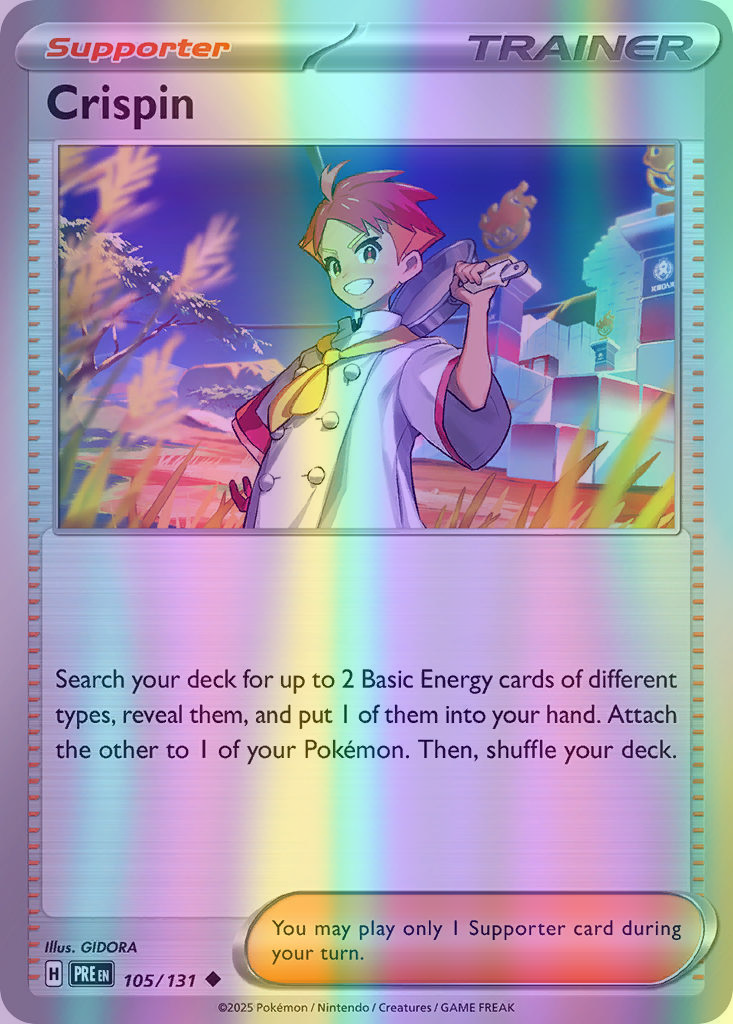 Crispin - 105/131 (PRE) Uncommon - Near Mint Reverse Holofoil