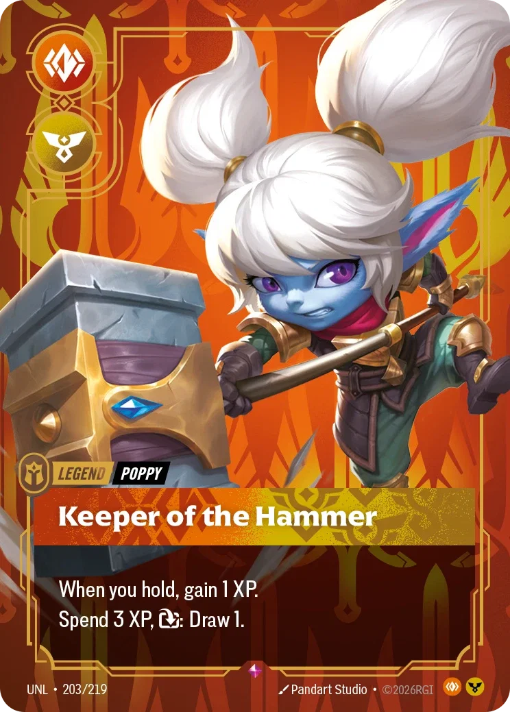 Poppy - Keeper of the Hammer - 203/219 (UNL) Rare