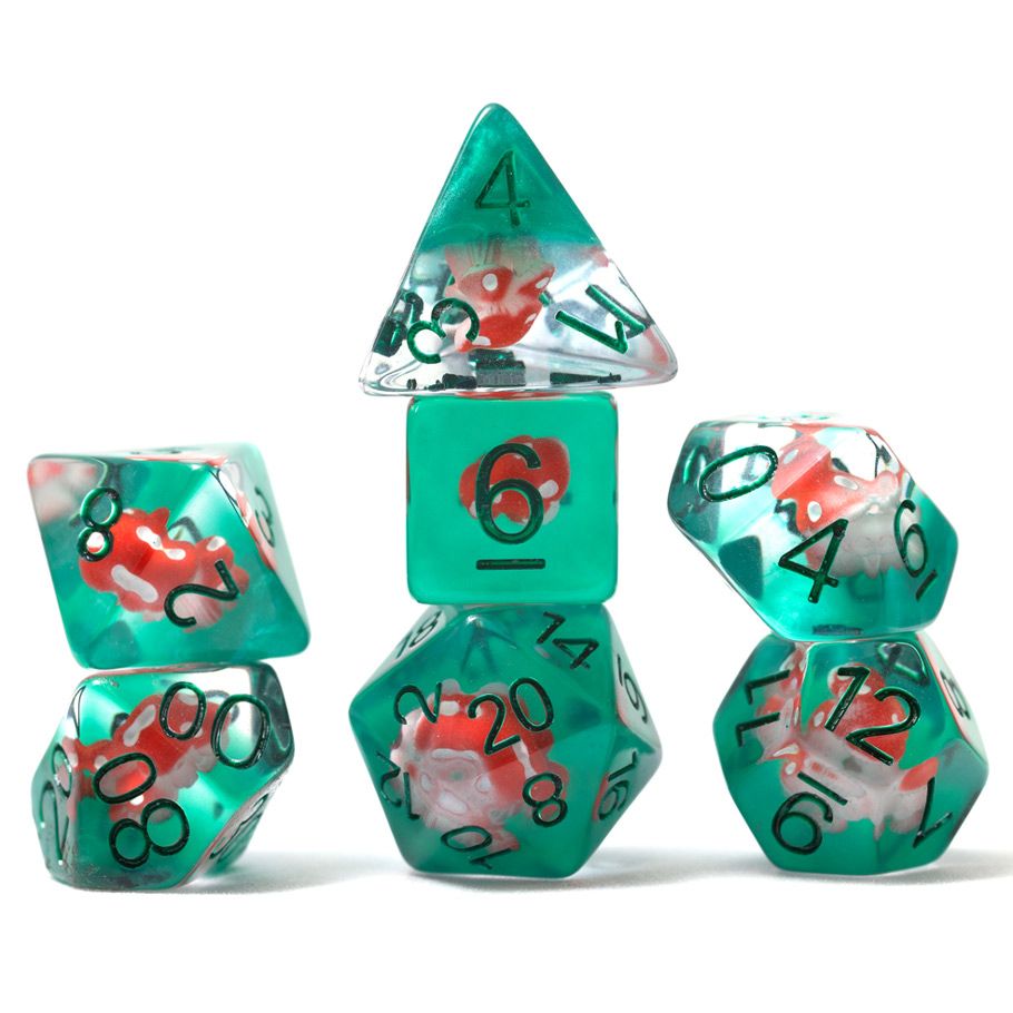 Sirius Dice: Mushroom - Power (7-Poly Set)
