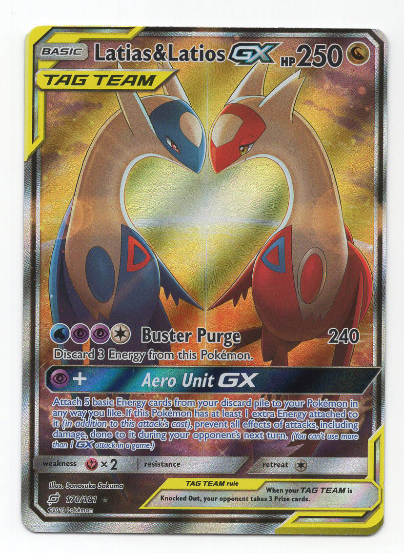 Latias & Latios GX (170/181) Full Art - Light Play