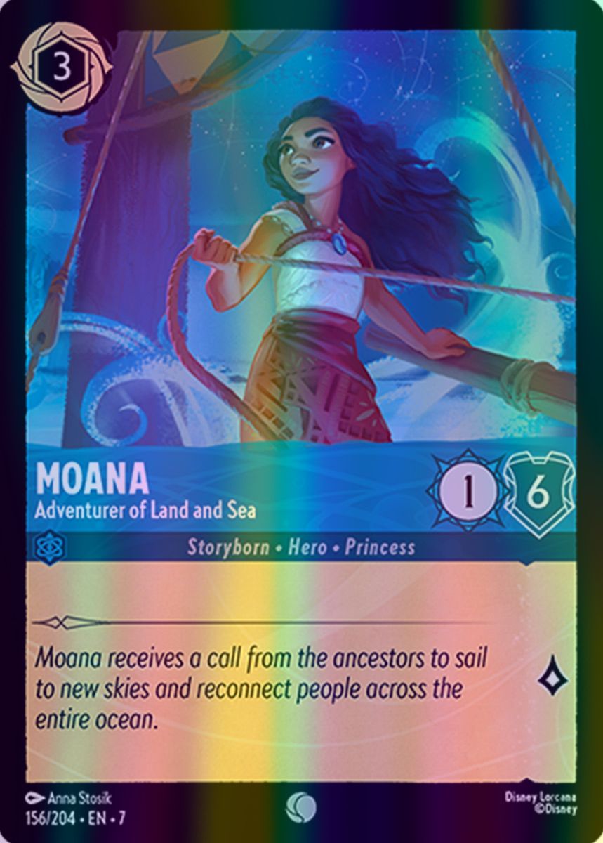 Moana - Adventurer of Land and Sea (Archazia's Island - 156/204) Common