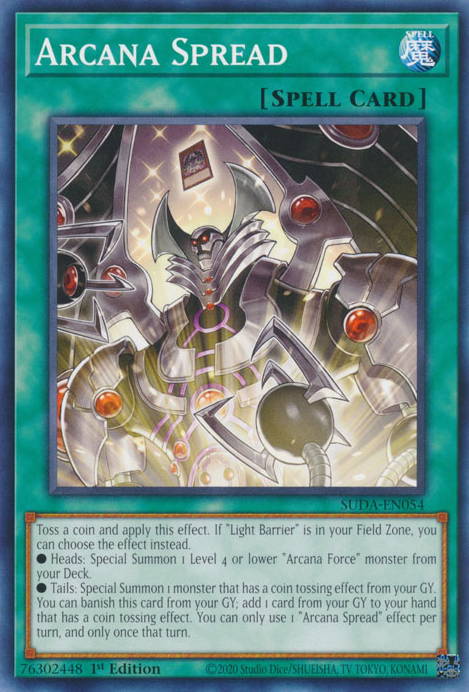 Arcana Spread (SUDA-EN054) Common - Near Mint 1st Edition