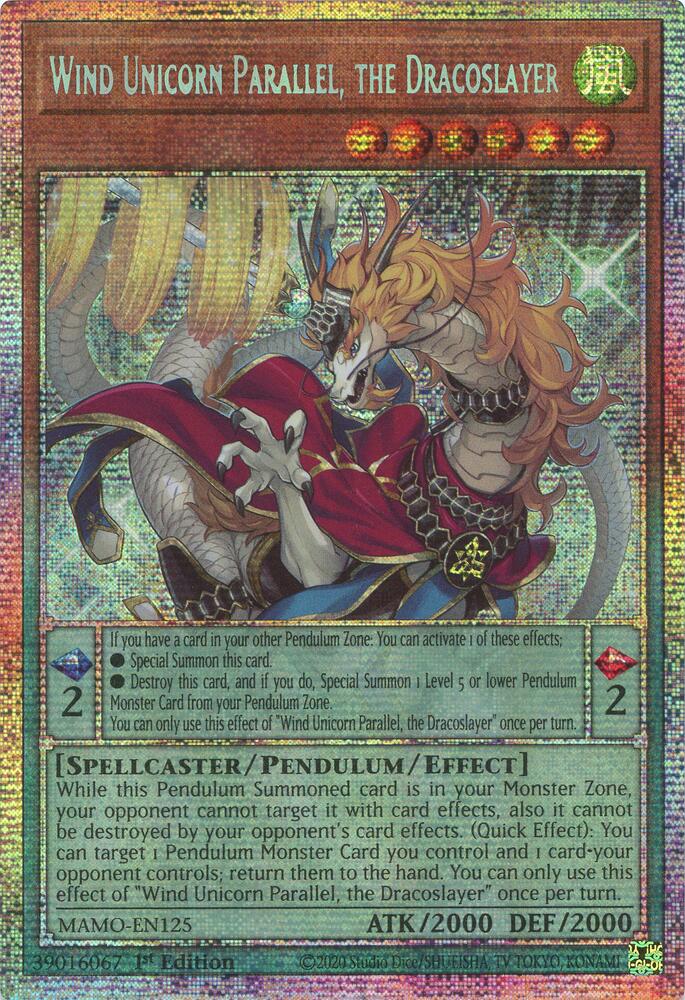 Wind Unicorn Parallel, the Dracoslayer (MAMO-EN125)