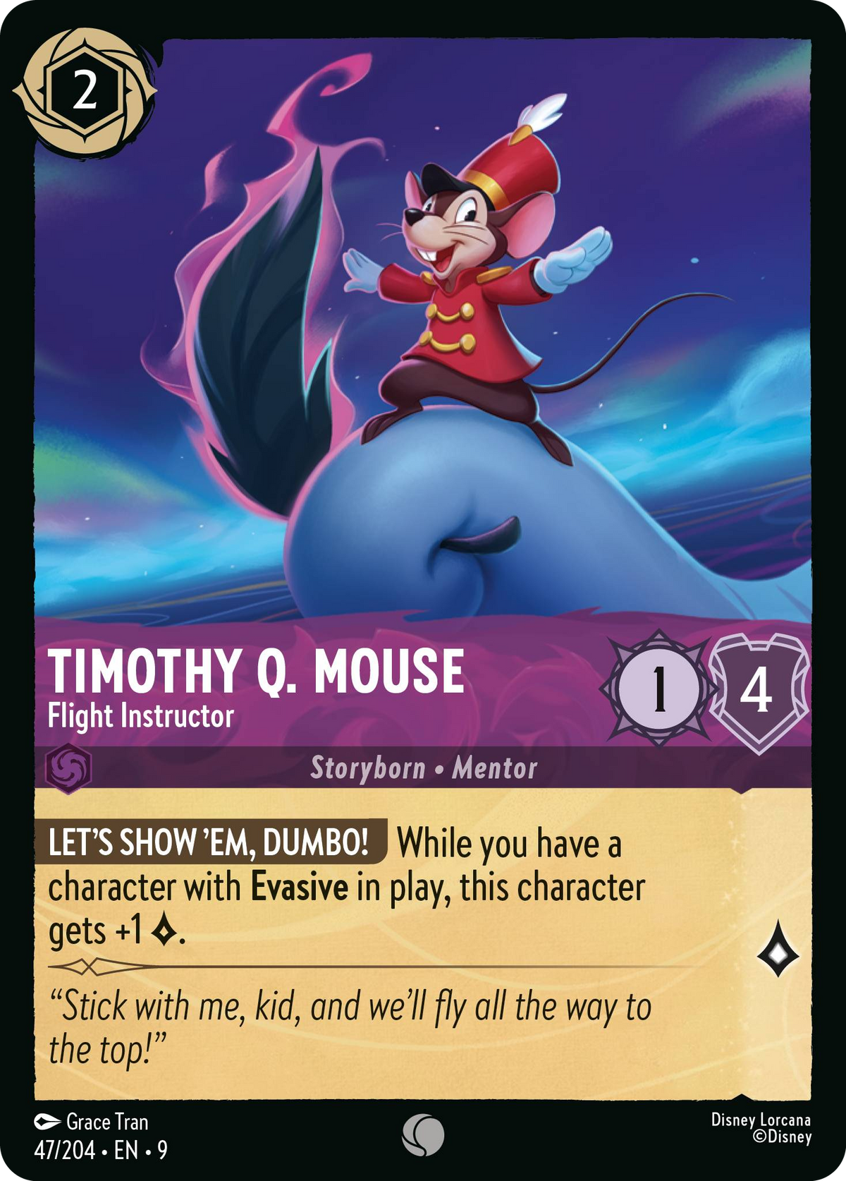 Timothy Q. Mouse - Flight Instructor (047/204 - Fabled) Common