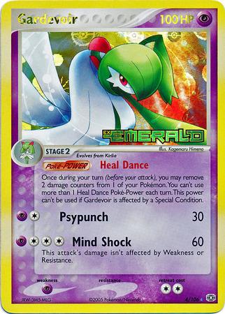 Gardevoir - 4/106 (EM) Holo Rare - Light Play Reverse Holofoil