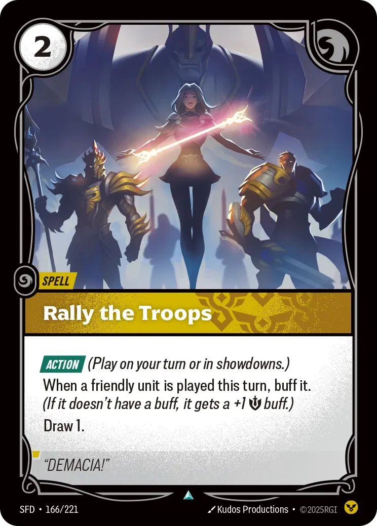Rally the Troops - 166/221 (SFD) Uncommon