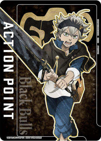 Action Point Card AP01 (Asta) (Black Clover) - Union Arena Promotion Cards (UEPR)