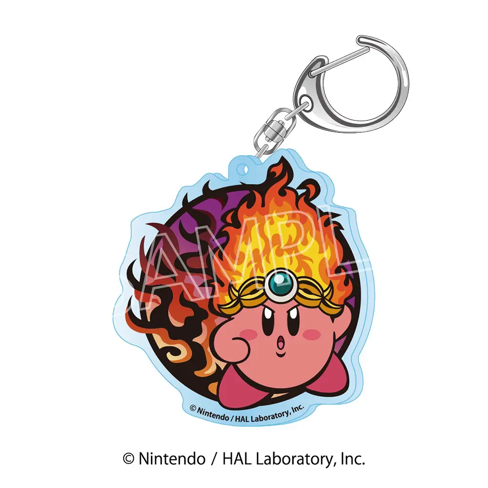Kirby of the Stars: Paper Cutout Series Acrylic Key Holder -