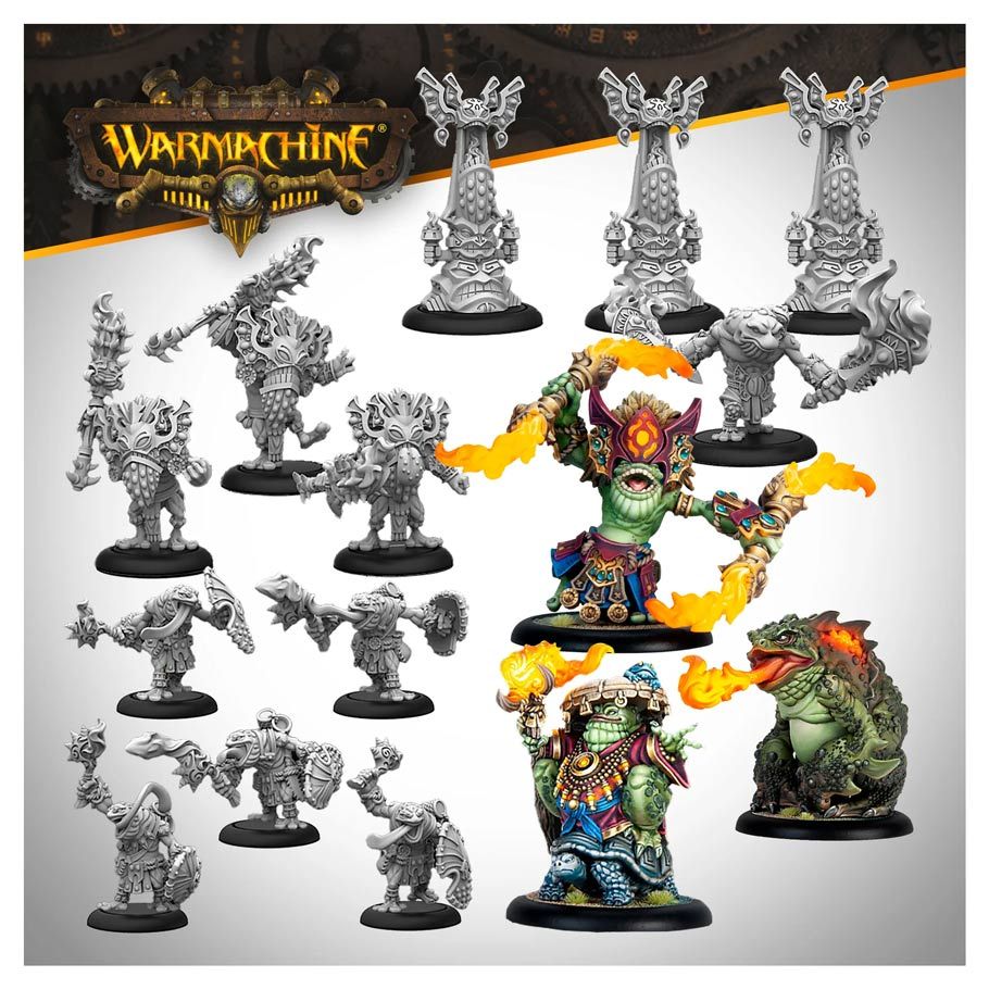 Warmachine MKIV (PIP 28040): Brineblood Marauders - Southern Kriels Cadre: Fire Tongue Warriors