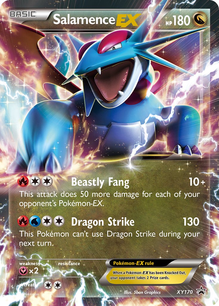 Salamence EX - XY170 (XY:PR) Promo - Near Mint Holofoil