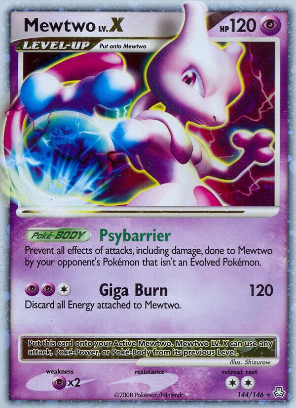 Mewtwo Lv. X - 144/146 (LA ) Ultra Rare - Near Mint Holofoil