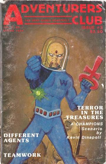 Hero System: Adventurers Club Quarterly Vol 1 Issues #1-13 (USED) Bundle