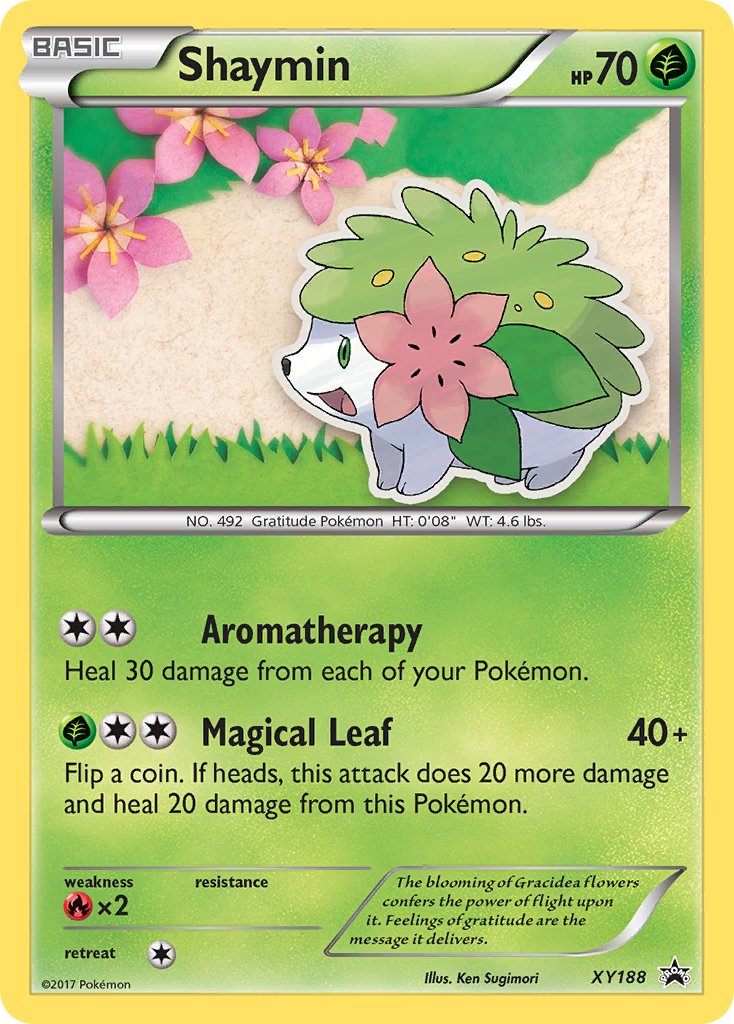 Shaymin - XY188 (XY:PR) Promo - Near Mint Holofoil