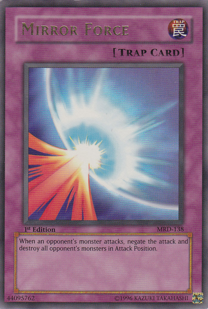 Mirror Force (MRD-138) Ultra Rare Unlimited Heavy Play