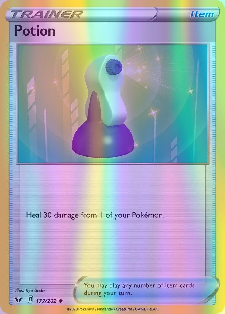Potion - 177/202 (SWSH01) Uncommon - Near Mint Reverse Holofoil