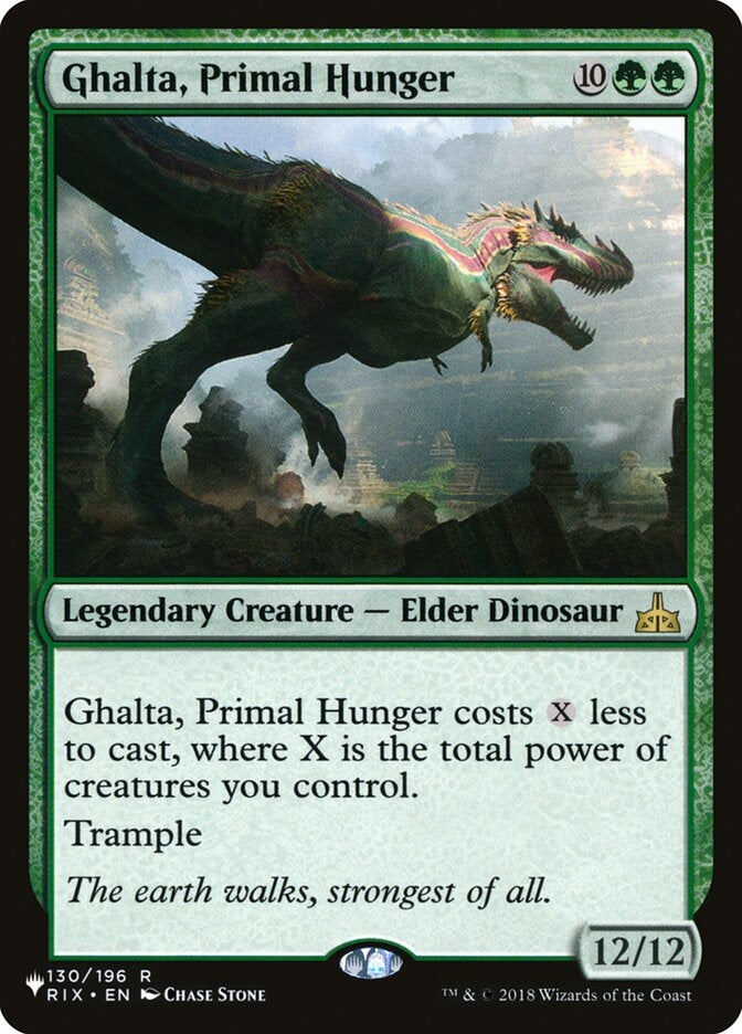 Ghalta, Primal Hunger (RIX-R-LIST)