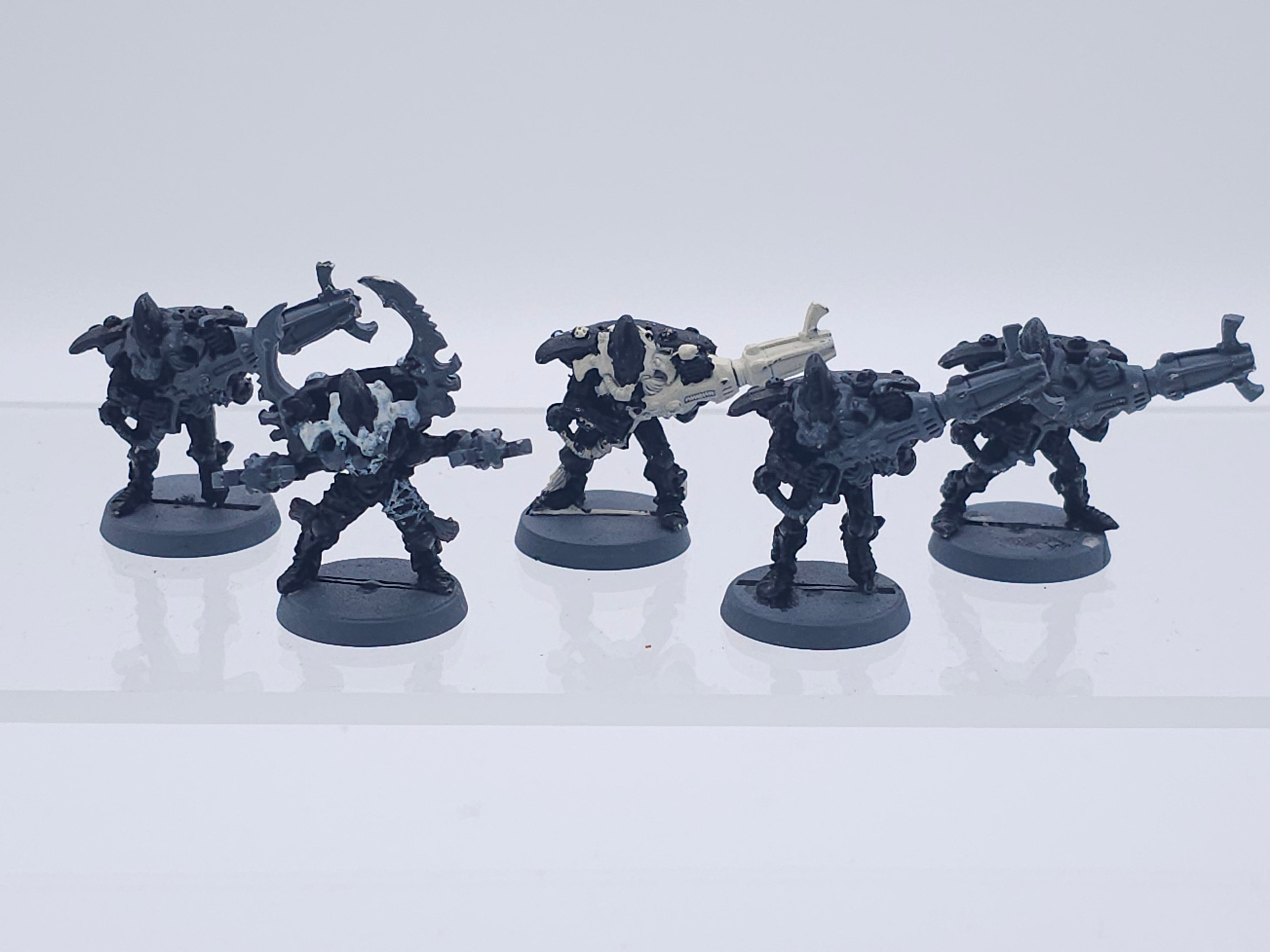 40K: Aeldari Warp Spiders 5 Models (USED, METAL) Lot 1