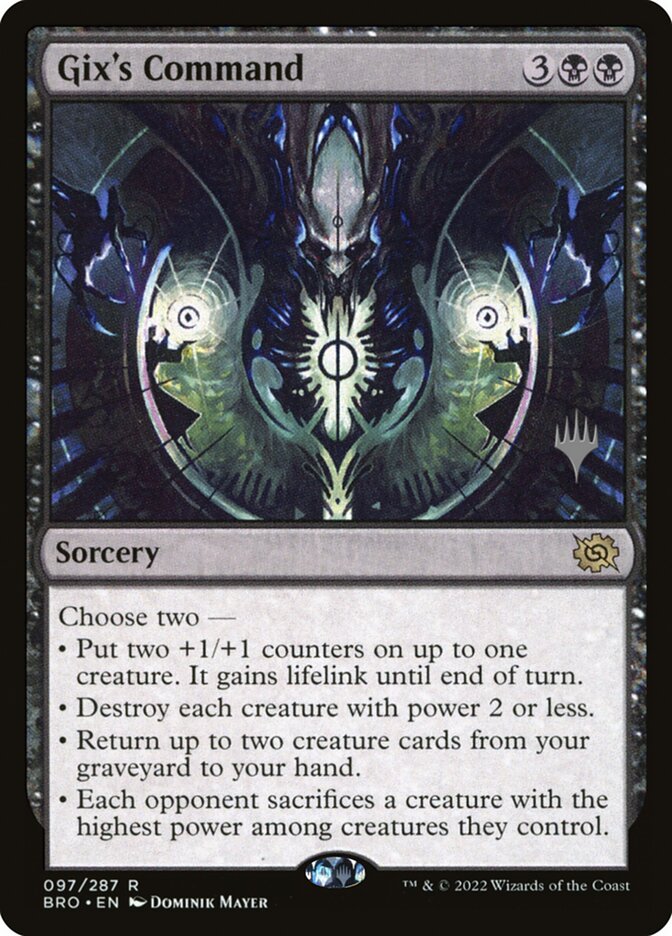 Gix's Command (BRO-R-PP-FOIL)