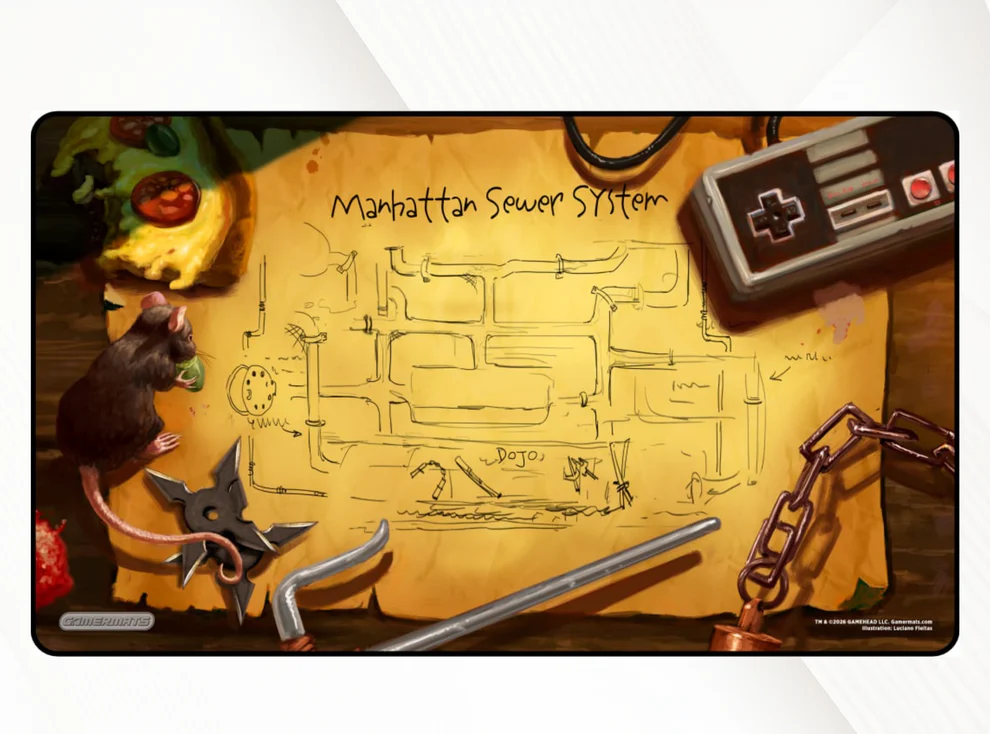 Atlantis Swag: Playmat - MTG Prerelease: 2026 - Teenage Mutant Ninja Turtles