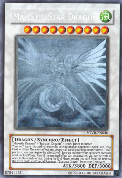 Majestic Star Dragon (SOVR-EN040) Ghost Rare - Light Play Unlimited