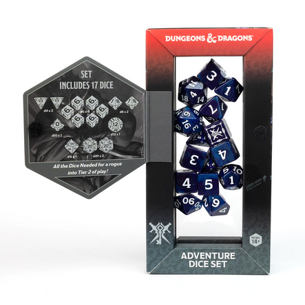 Sirius Dice: D&D Adventure Dice - Rogue: Purple