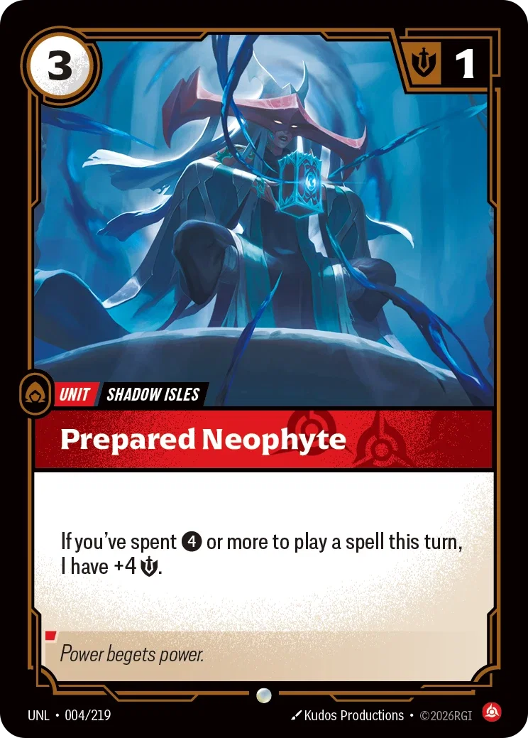 Prepared Neophyte - 004/219 (UNL) Common