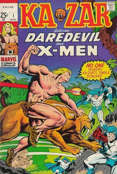 Ka-Zar (1970 Series) #1 (5.0) Daredevil, X-Men Appearance