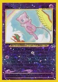 Mew - 01/18 (SI) Promo - Heavy Play Reverse Holofoil