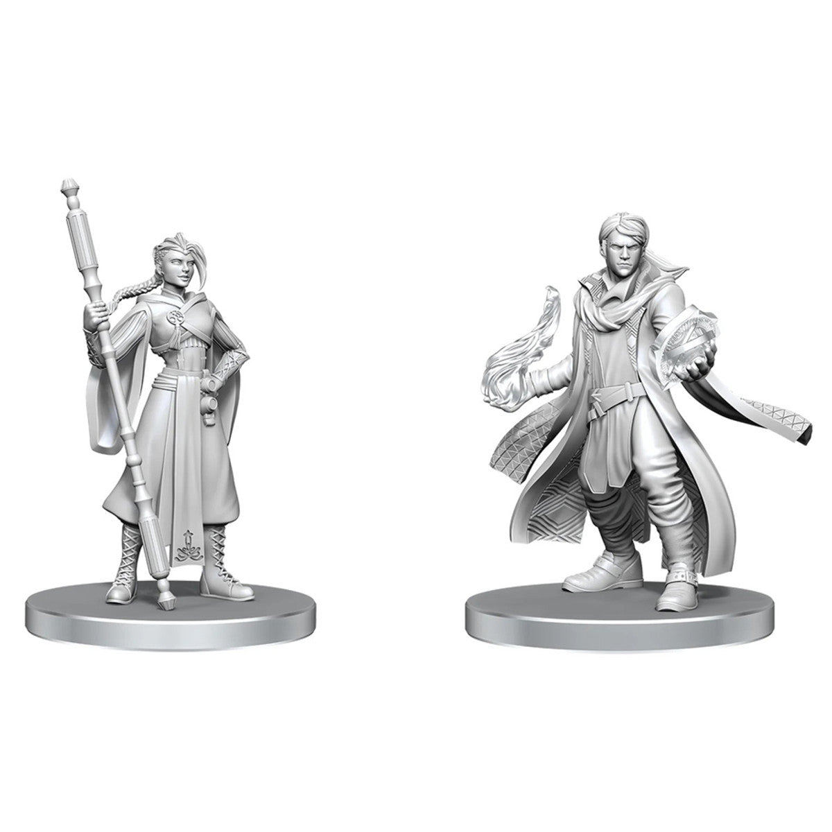 Critical Role: Unpainted Miniatures - Beauregard Lionett & Caleb Widogast (90789)