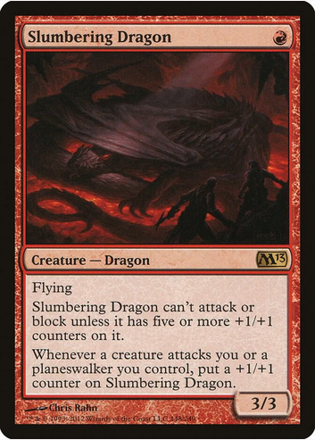 Slumbering Dragon (M13-R) Light Play