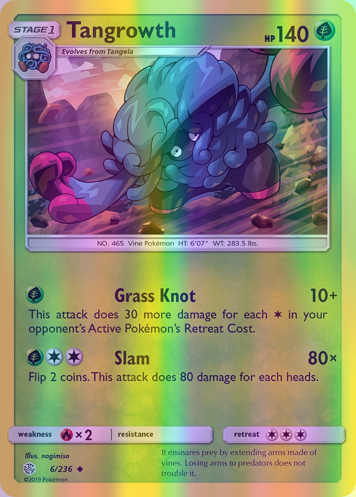 Tangrowth - 006/236 (CEC) Uncommon - Near Mint Reverse Holofoil