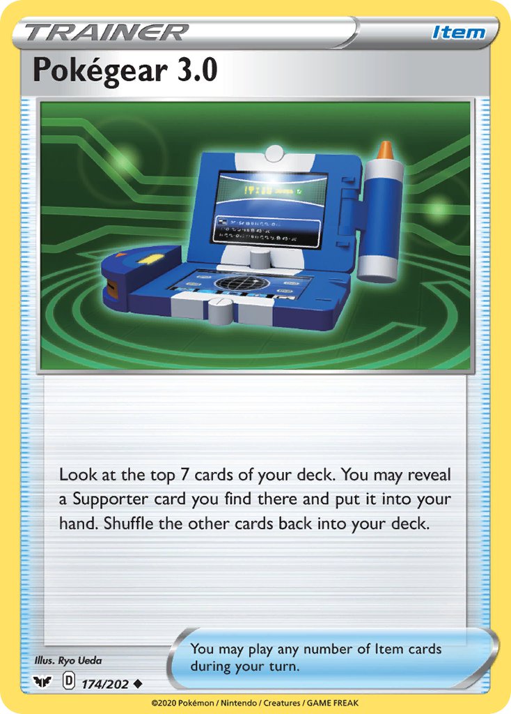 Pokegear 3.0 - 174/202 (SWSH01) Uncommon - Near Mint