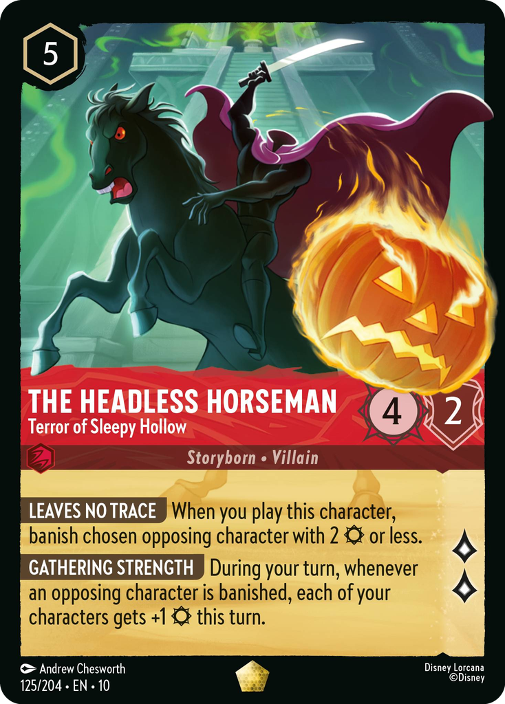 The Headless Horseman - Terror of Sleepy Hollow (125/204 - Whispers in the Well) Legendary