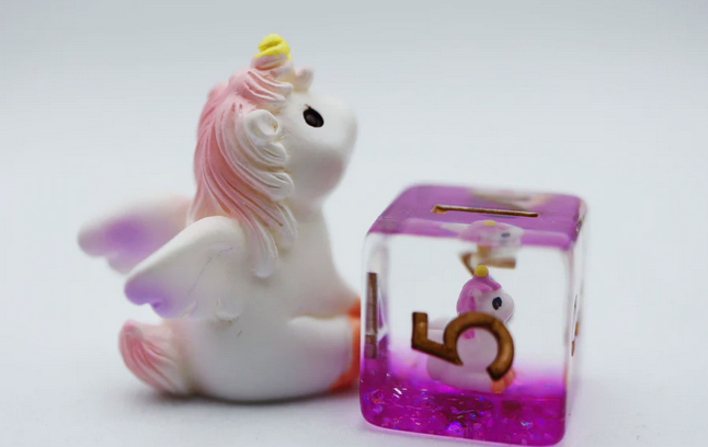 Mystic Unicorn RPG Dice Set