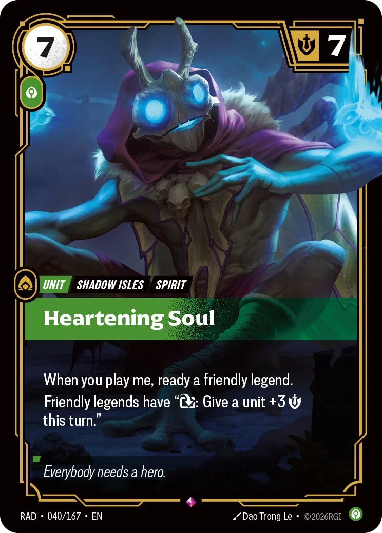 Heartening Soul - 040/167 (RAD) Rare