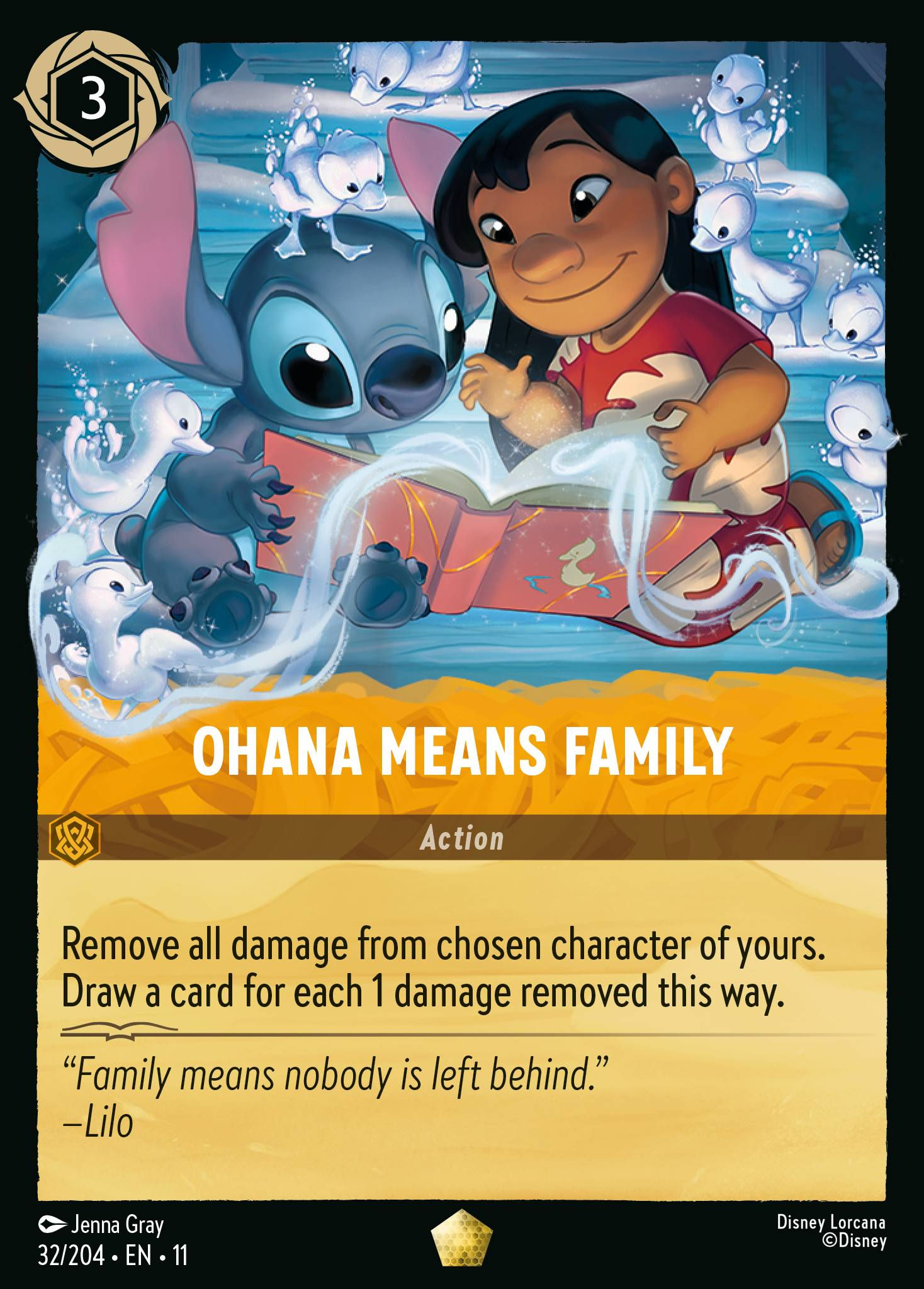 Ohana Means Family (032/204 - Winterspell) Legendary
