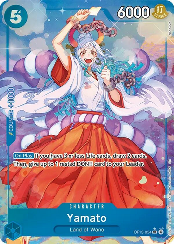 Yamato (Alternate Art) (OP13-054SR) - Carrying On His Will (OP13)
