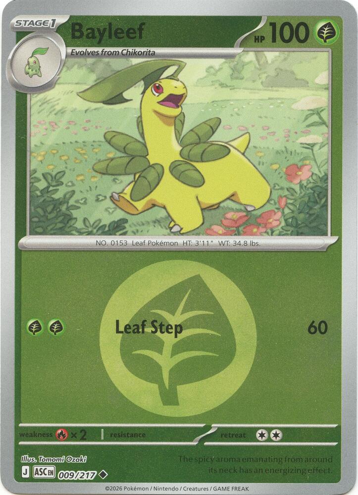 Bayleef (Energy Symbol Pattern) - 009/217 (ASC) Uncommon