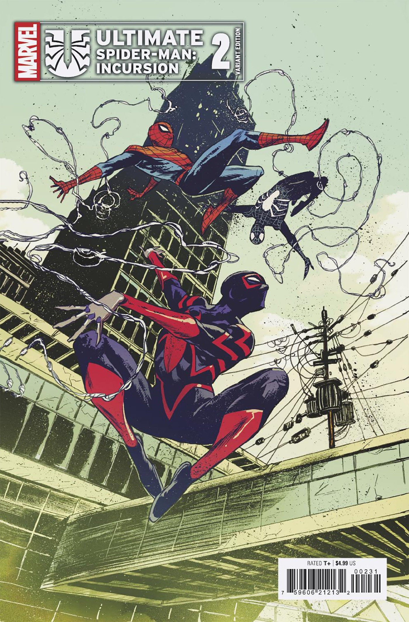 ULTIMATE SPIDER-MAN: INCURSION #2 SANFORD GREENE VARIANT