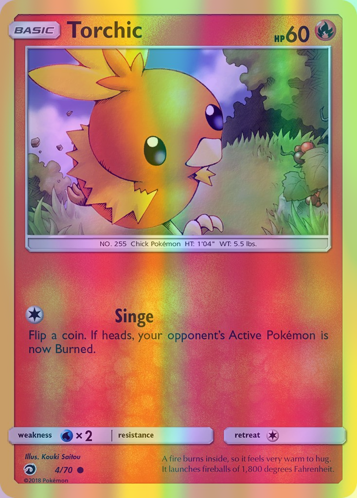 Torchic - 04/70 (DRM) Common - Near Mint Reverse Holofoil