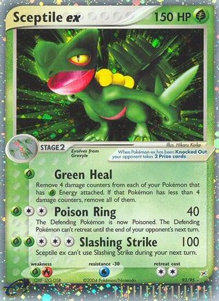 Sceptile ex - 93/95 (MA) Ultra Rare - Light Play Holofoil