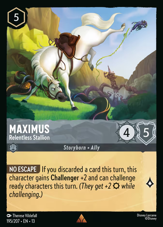 Maximus - Relentless Stallion (195/204 - Attack of the Vine!) Rare
