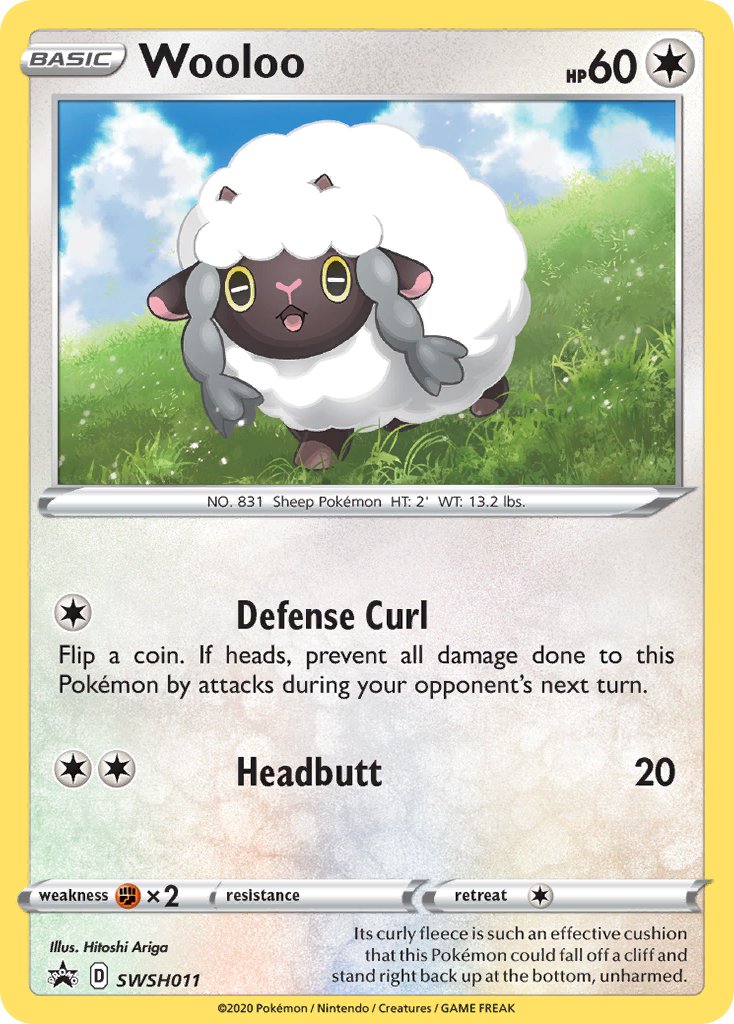 Wooloo - SWSH011 (SWSH:PR) Promo - Near Mint Holofoil
