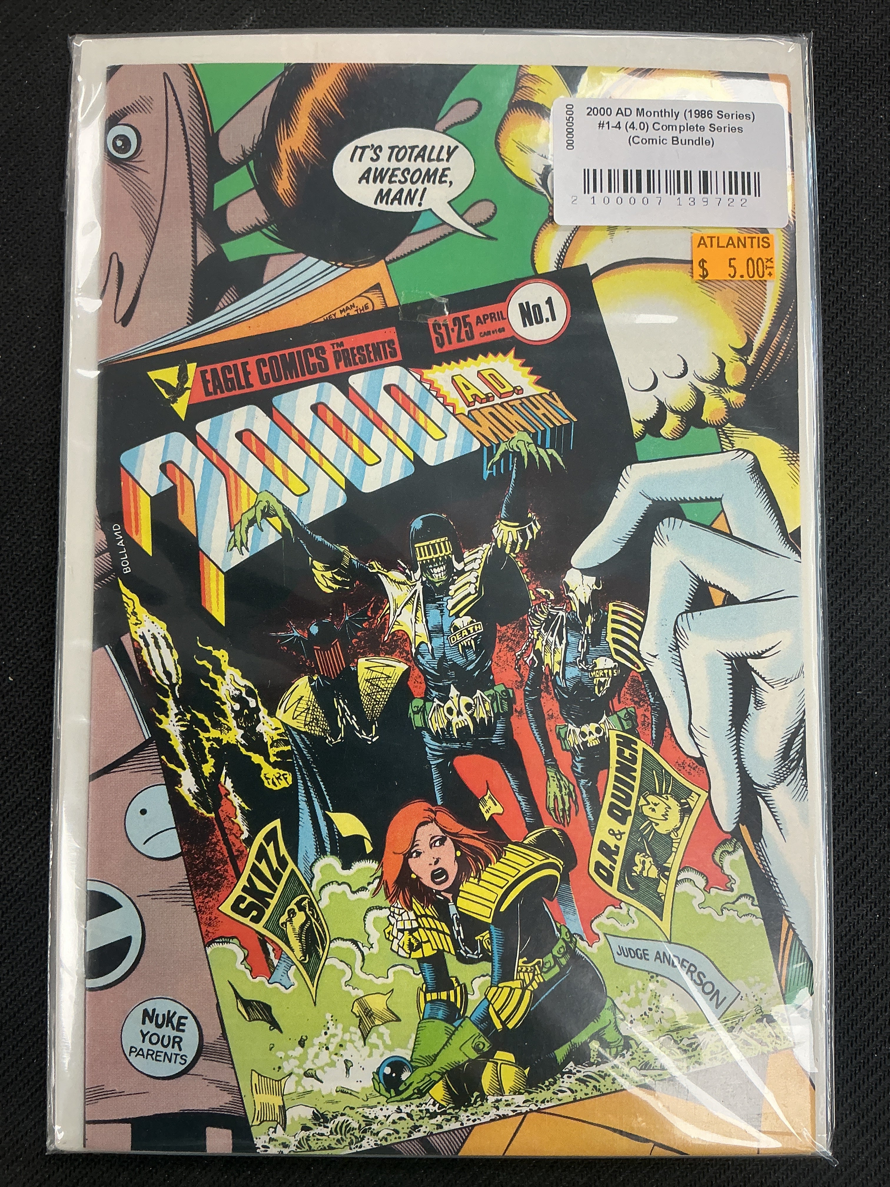 2000 AD Monthly (1986 Series) #1-4 (4.0) Complete Series (Comic Bundle)