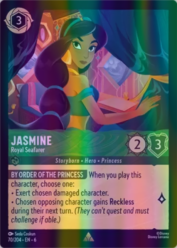 Jasmine - Royal Seafarer (Azurite Sea 070/204) Rare - Near Mint Cold Foil