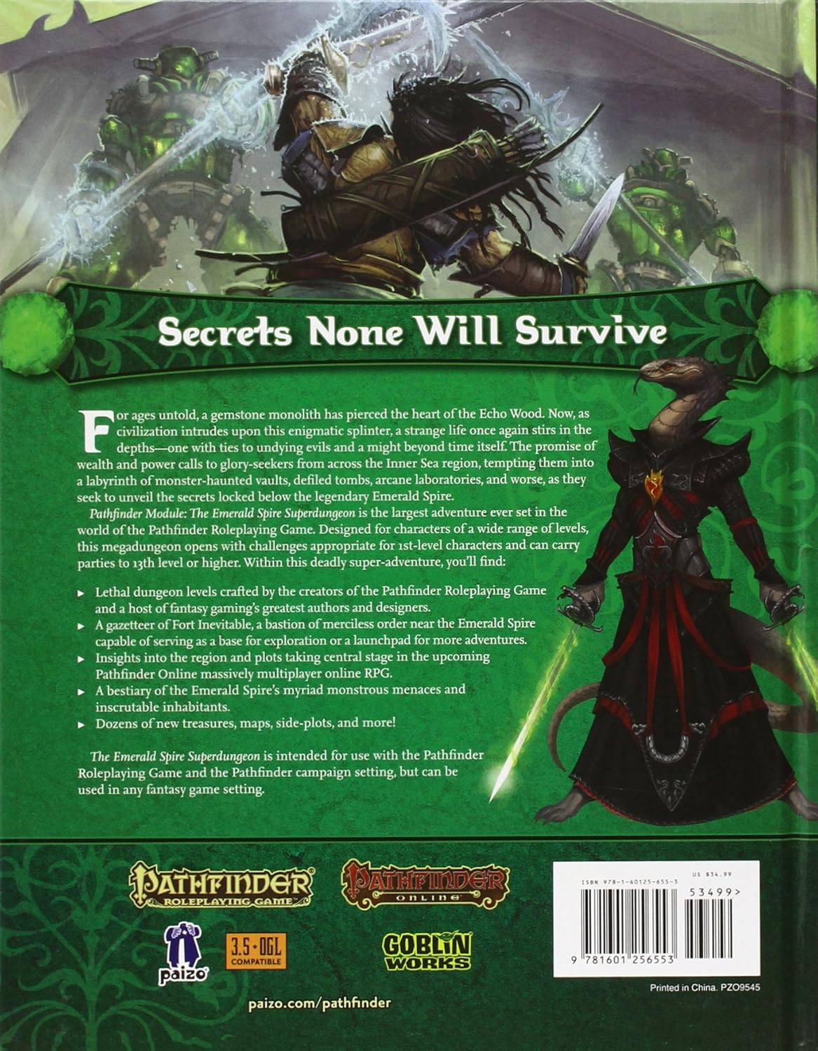 Pathfinder Module: The Emerald Spire Superdungeon (USED)