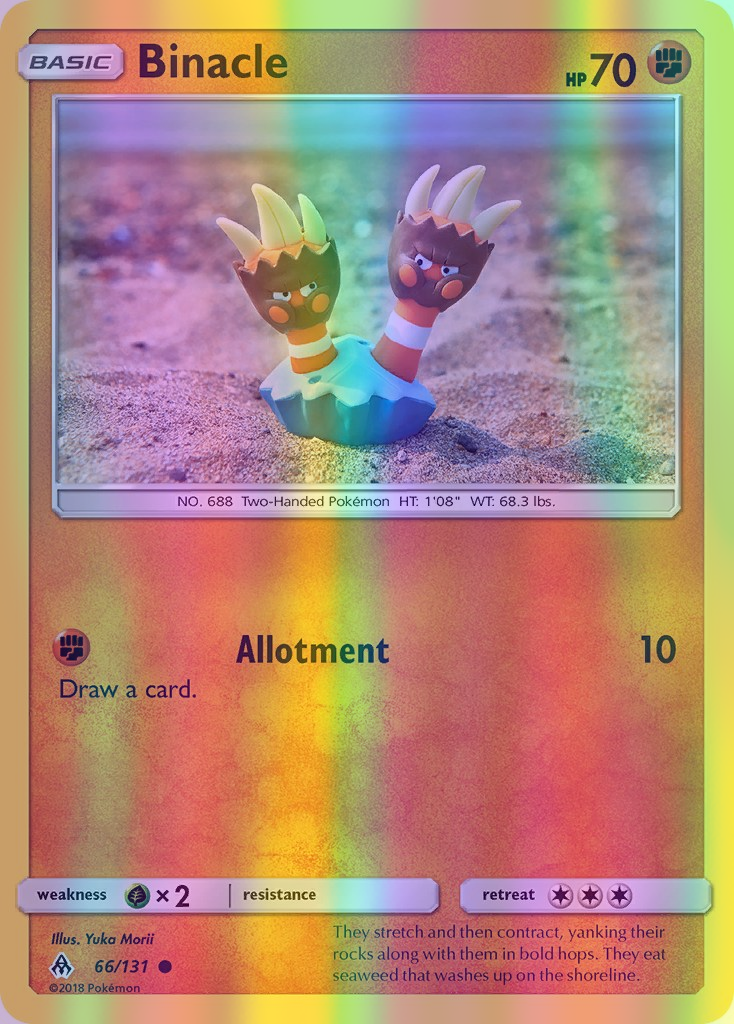 Binacle - 066/131 (FLI) Common - Near Mint Reverse Holofoil