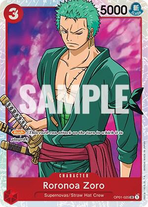 Roronoa Zoro (OP01-025 SR)